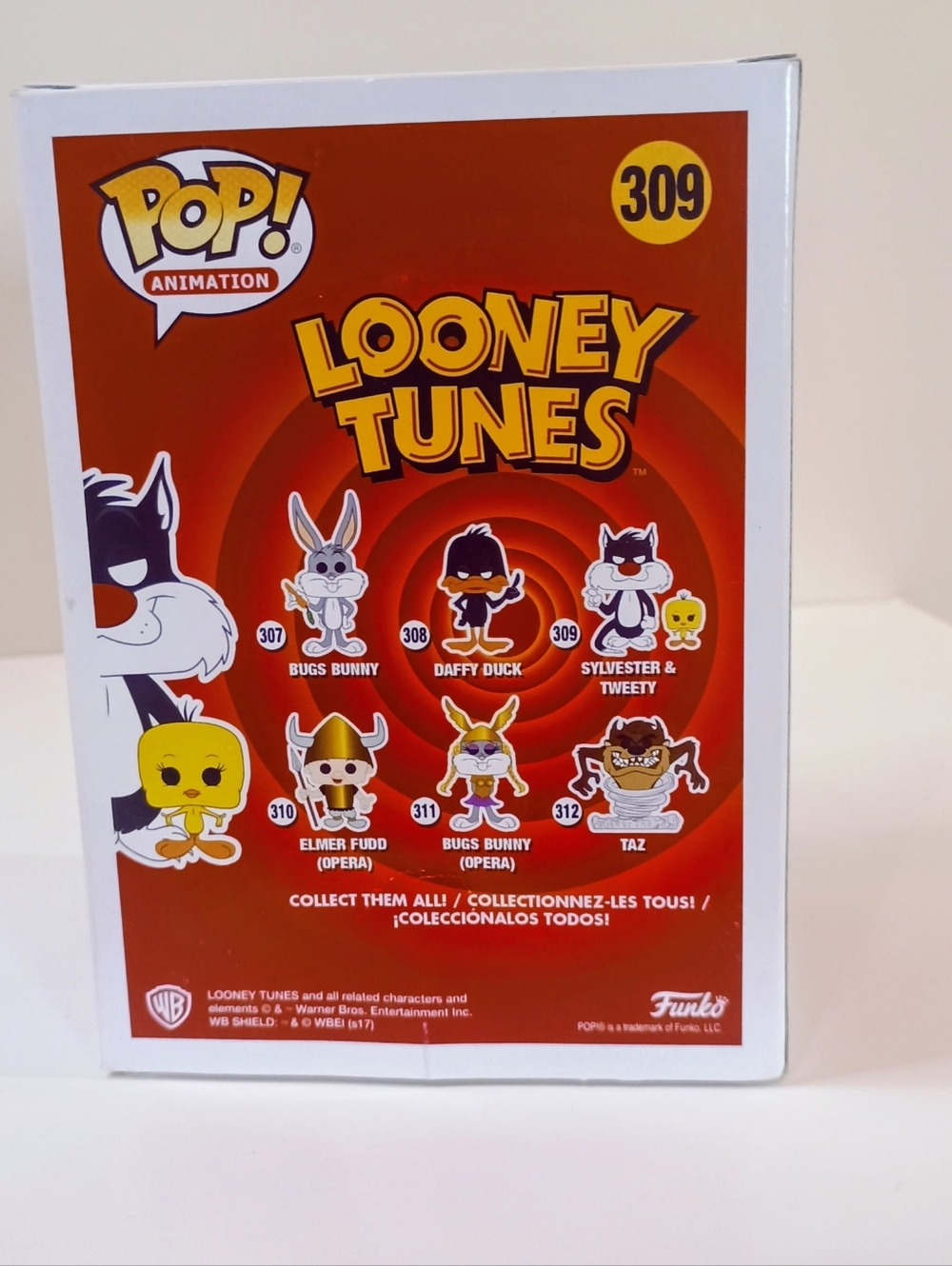 Funko Pop! Looney Tunes Back-Of-Box Art - Red, Yellow, Black - Picture 2 of 4